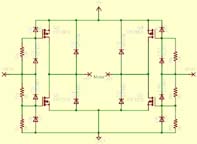 Schematic for High Voltage H-Bridge